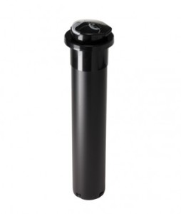 San Jamar ST500 Double-Sided Bulk Straw Dispenser - Black